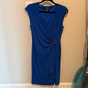 American Living Royal Blue Asymmetrical Dress